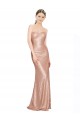 Affordable Sleeveless Sweetheart Sequin Rose Gold Long Formal Evening Dress