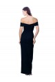 Affordable Sleeveless Sweetheart Stretch Crepe Black Long Formal Dress