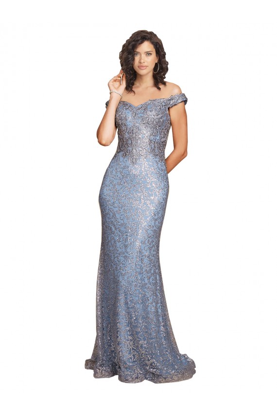 Affordable Sleeveless Sweetheart Sequin Long Formal Evening Dress