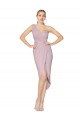 Affordable Sleeveless Sweetheart Soft Chiffon Primrose Cocktail Length High Low Evening Dress