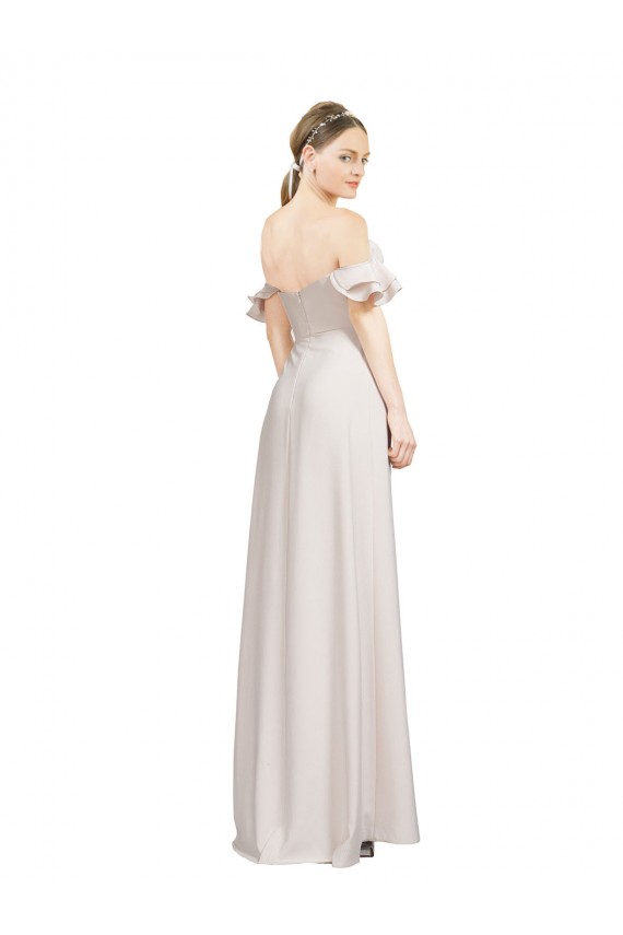 Affordable Sleeveless Sweetheart Stretch Crepe Red Long Formal Evening Dress