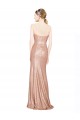 Affordable Sleeveless Sweetheart Sequin Rose Gold Long Formal Evening Dress