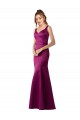 Affordable Sleeveless Bateau Neck Satin Merlot Long Black Tie Evening Dress